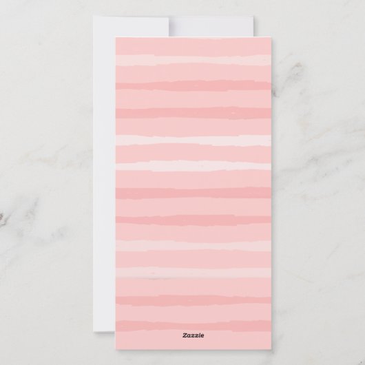 Serenity Romantic Pink Landschap Feestdagenkaart (Achterkant)