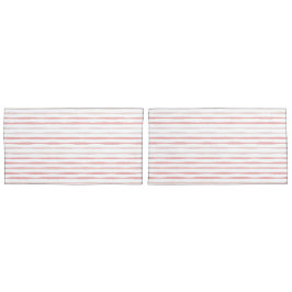 Serenity Romantic Pink Striped King Kussensloop