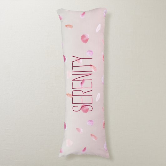 Serenity Romantisch Roos Petals Lichaamskussen (Voorkant Verticaal)