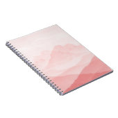 Serenity Romantisch Roze Landschap Notitieboek (Rechterzijde)