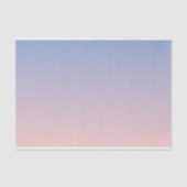 Serenity Roos Quartz Blauw Roze Ombre Tissuepapier (Voorkant)