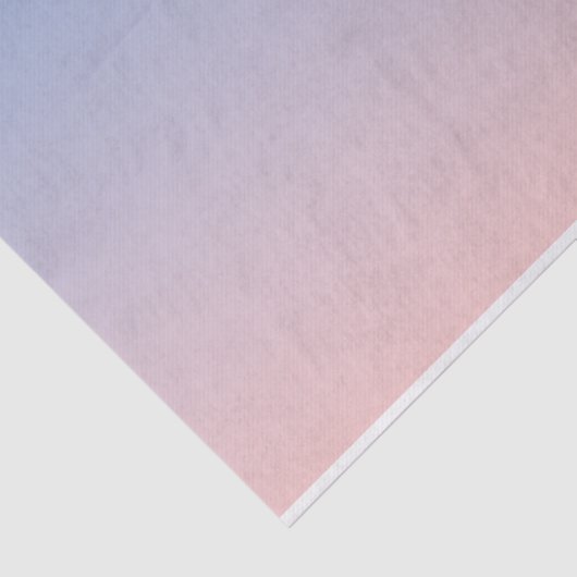 Serenity Roos Quartz Blauw Roze Ombre Tissuepapier (Detail)