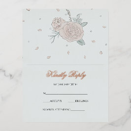 Serenity RSVP Folie Feestdagen Briefkaart