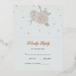 Serenity RSVP Folie Feestdagen Briefkaart