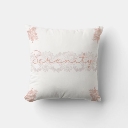 Serenity – Schattige & elegant kussen (Voorkant)