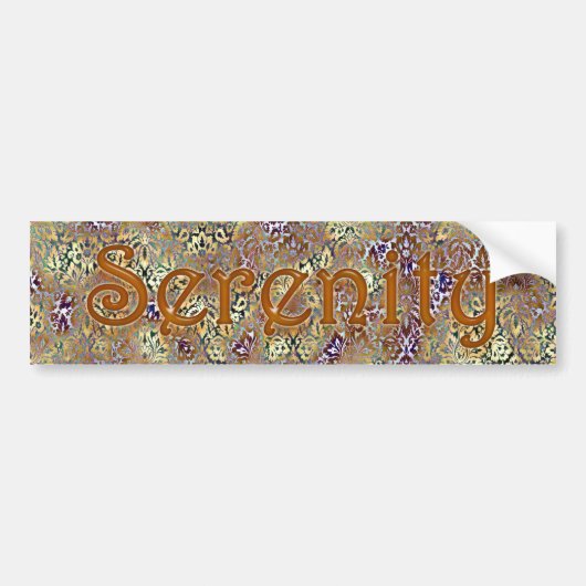 SERENITY Sobriety Recovery Bumpersticker (Voorkant)