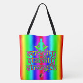 Serenity Stabiliteit Sterkte Boodschappentas Tote Bag (Achterkant)