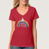 Serenity Stability Sterkte Rainbow-intenties T-shirt (Voorkant)