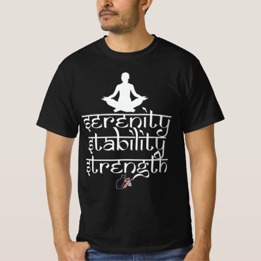Serenity Stability Strength T-shirt (Voorkant)