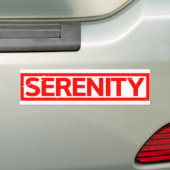 Serenity Stamp Bumpersticker (Op auto)