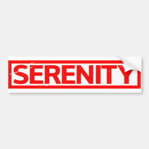Serenity Stamp Bumpersticker
