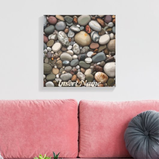 Serenity Stones Canvas Afdruk (Insitu (Woonkamer))
