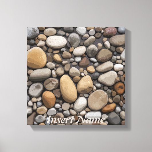 Serenity Stones Canvas Afdruk (Voorkant)