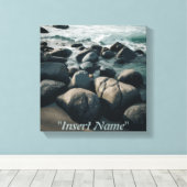 Serenity Stones Canvas Afdruk (Insitu (Houten vloer))