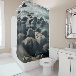 Serenity Stones Douchegordijn