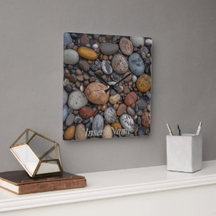 Serenity Stones Vierkante Klok