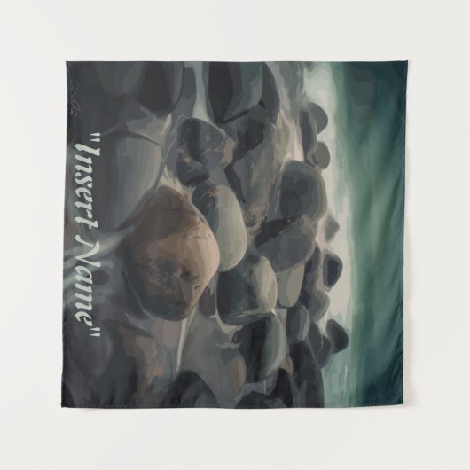 Serenity Stones Wandkleed (Voorkant (horizontaal))