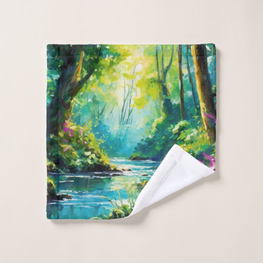 Serenity Stream Handdoekenset  Bad Handdoek (Wasdoekje)