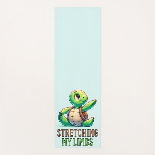 Serenity Stretch: Schildpad Yogamat (Voorkant)
