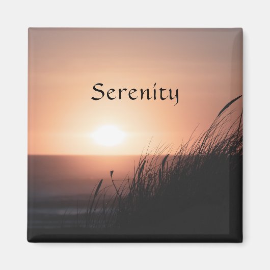Serenity Sunset Magnet (Voorkant)