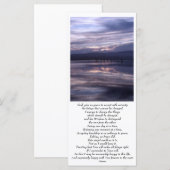 Serenity Sunset Rack Kaart (Voorkant / Achterkant)