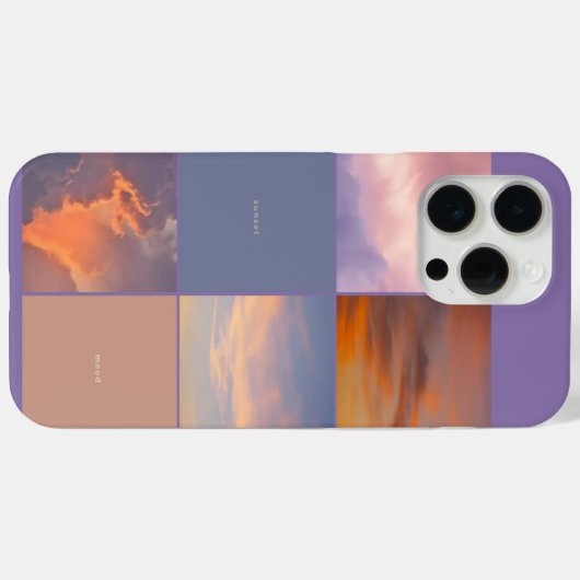 Serenity sunset telefoonhoesje Case-Mate iPhone case (Achterkant (horizontaal))