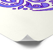 Serenity Tree of Life Mandala - rustgevende tinten Poster (Hoek)