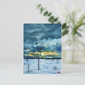 "Serenity" van Hilary J England Briefkaart (Staand voorkant)