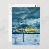 "Serenity" van Hilary J England Briefkaart (Voorkant / Achterkant)