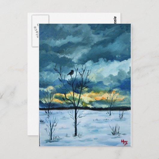 "Serenity" van Hilary J England Briefkaart (Voorkant / Achterkant)