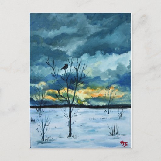 "Serenity" van Hilary J England Briefkaart (Voorkant)