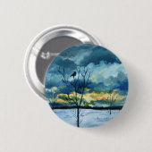 "Serenity" van Hilary J England Ronde Button 5,7 Cm (Voorkant /achterkant)