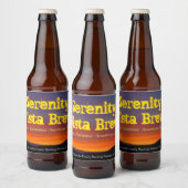 Serenity Vista Brew-label Bier Etiket (Flessen)