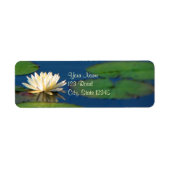 Serenity Water Lily Etiket (Voorkant)