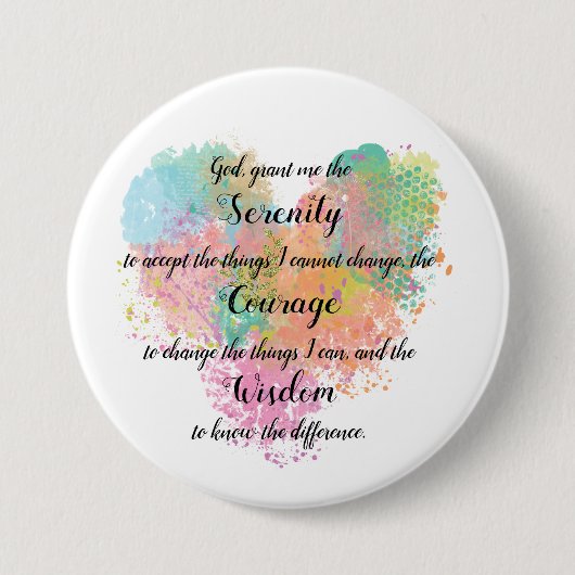 Serenity Waterverf Button (Voorkant)