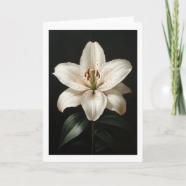 Serenity White Lily - Elegant bloemen eerbetoon