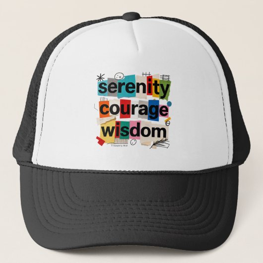 Serenity Wijsheid Moed - Trucker Pet (Voorkant)
