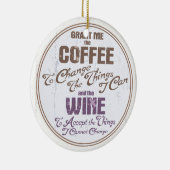 Serenity Wine III Keramisch Ornament (Rechts)