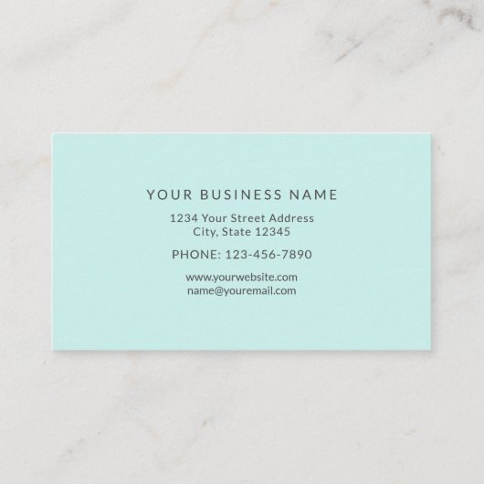 Serenity Yoga Instructor - Yoga Practice Visitekaartje (Achterkant)