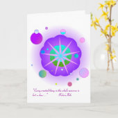 SerenityLight met aanhaling Kaart (Gele Bloem)