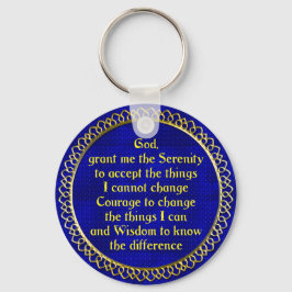 SerenityPrayer Gold Sleutelhanger