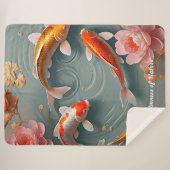 "Serenity's Abode" Sherpa Deken (Voorkant (horizontaal))