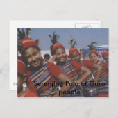 Serenjing Pala van Garo Briefkaart (Voorkant / Achterkant)