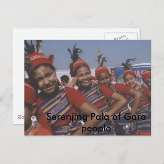 Serenjing Pala van Garo Briefkaart (Voorkant / Achterkant)