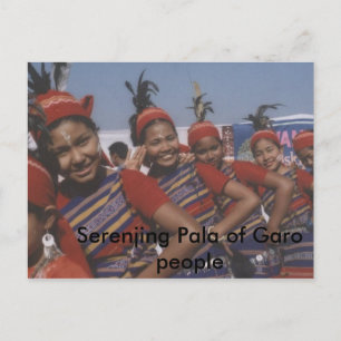 Serenjing Pala van Garo Briefkaart