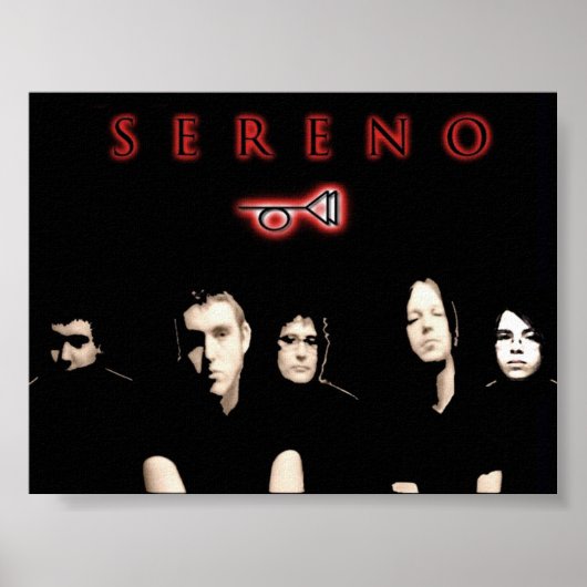 Sereno Band Poster (Voorkant)