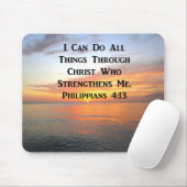 SERENSUNRISE PHILIPPIANS 4:13 FOTO SCRIPTURE MUISMAT (Met muis)