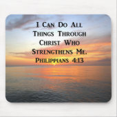 SERENSUNRISE PHILIPPIANS 4:13 FOTO SCRIPTURE MUISMAT (Voorkant)