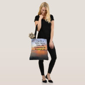 SERENSUNRISE PHILIPPIANS 4:13 FOTO SCRIPTURE TOTE BAG (Op model)