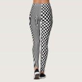 SERESHKI COLLECTIE Harly's Check Blk/Wh Leggings (Achterkant)